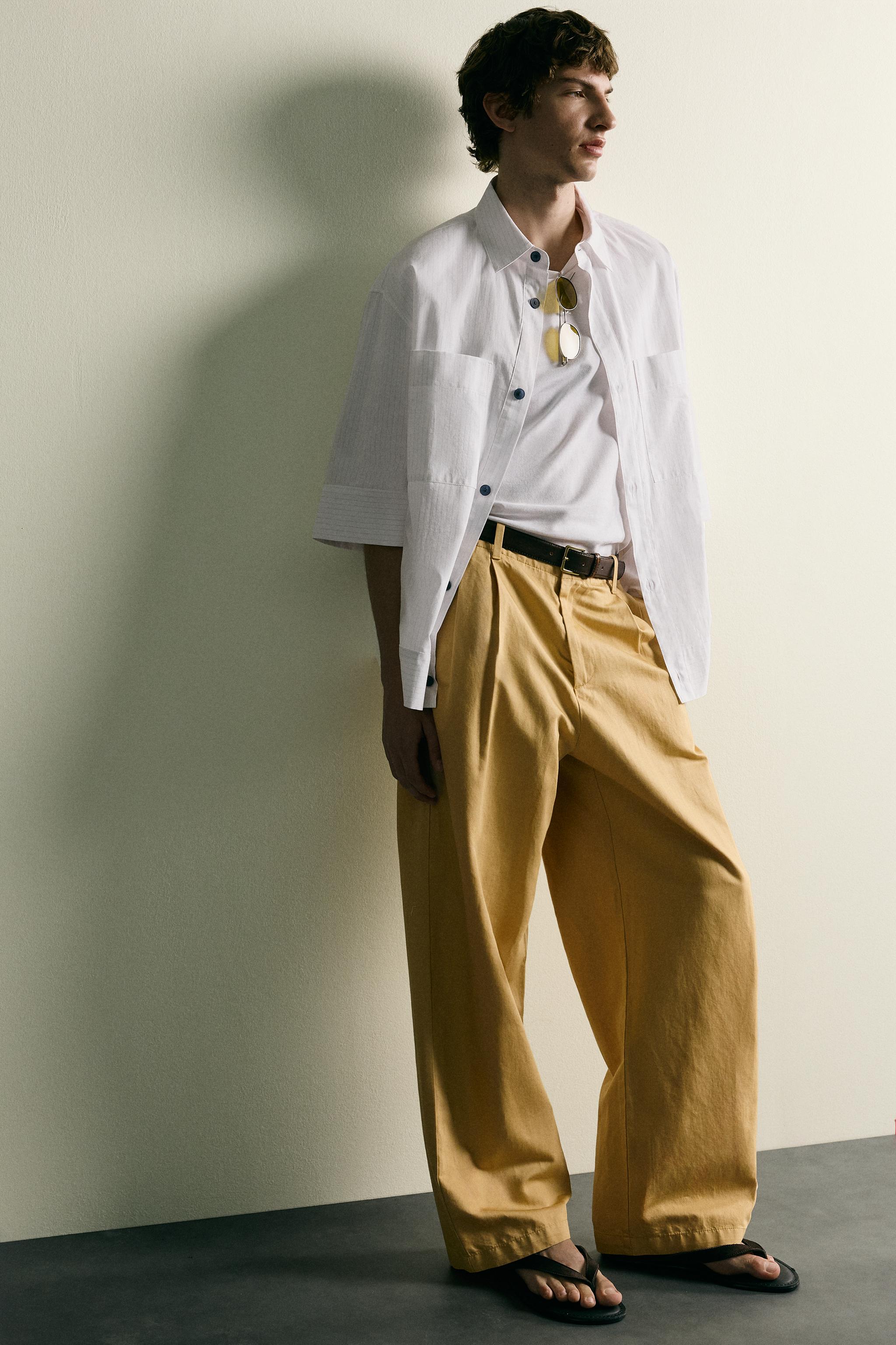 STRIPED BOXY FIT SHIRT